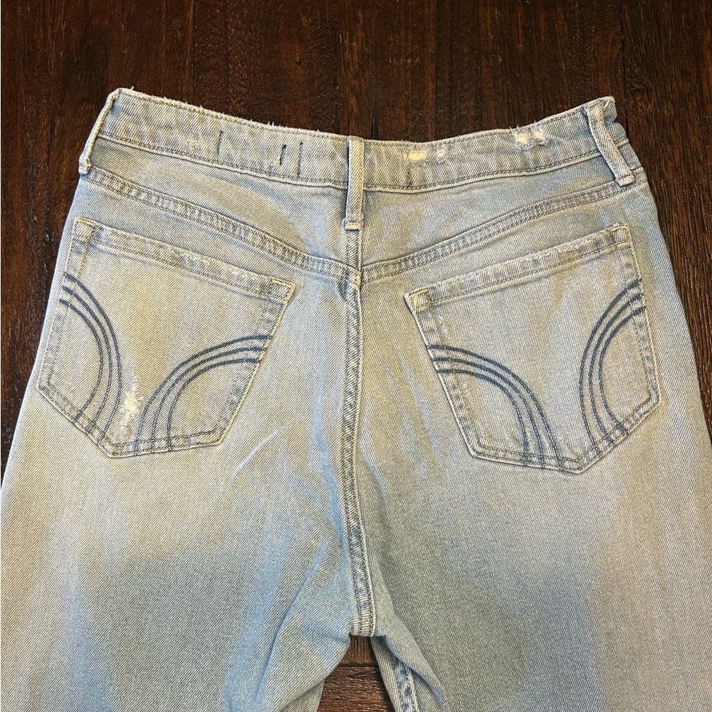 Hollister Boyfriend Light Blue Vintage Stretch Jeans - Picture 4 of 8